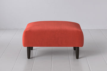 Coral Image 1 - Model 05 Ottoman in Coral Front View.png