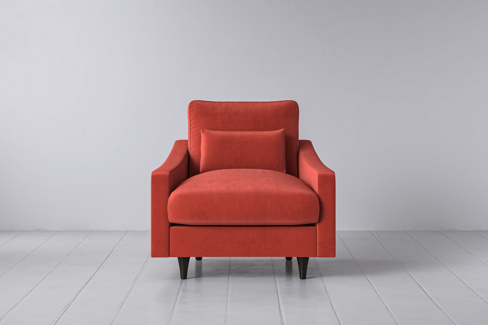 Coral Image 1 - Model 07 Armchair in Coral Front View.png