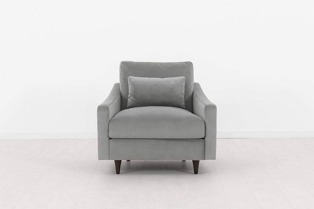 Light Grey  image 1 - Model 07 armchair Front View