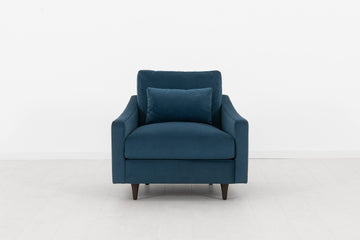 Teal image 1 - Model 07 armchair Front View