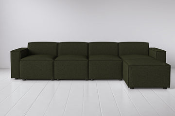 Fern Image 1 - Model 03 4 Seater Right Chaise in Fern Front View