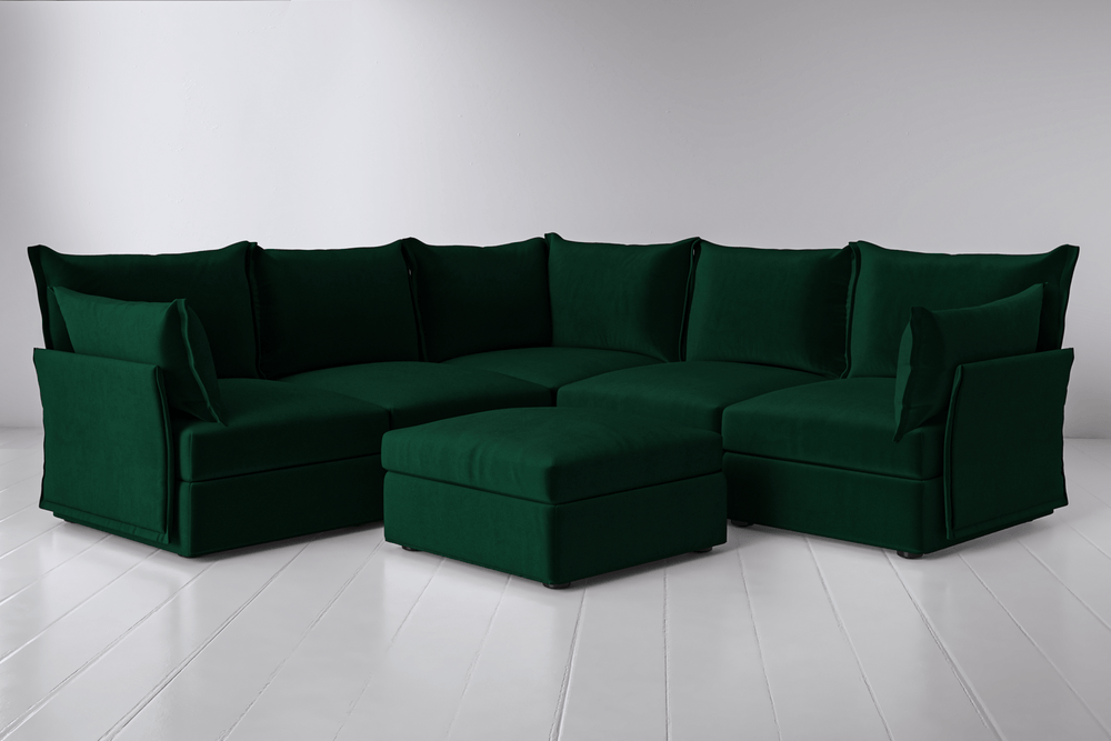 Forest Image 3 - Model 06 Corner Sofa in Forest Side Ottoman View.png
