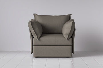 Graphite Image 1 - Model 06 Armchair in Graphite Front View