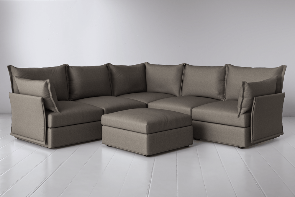 Graphite Image 3 - Model 06 Corner Sofa in Graphite Side Ottoman View.png