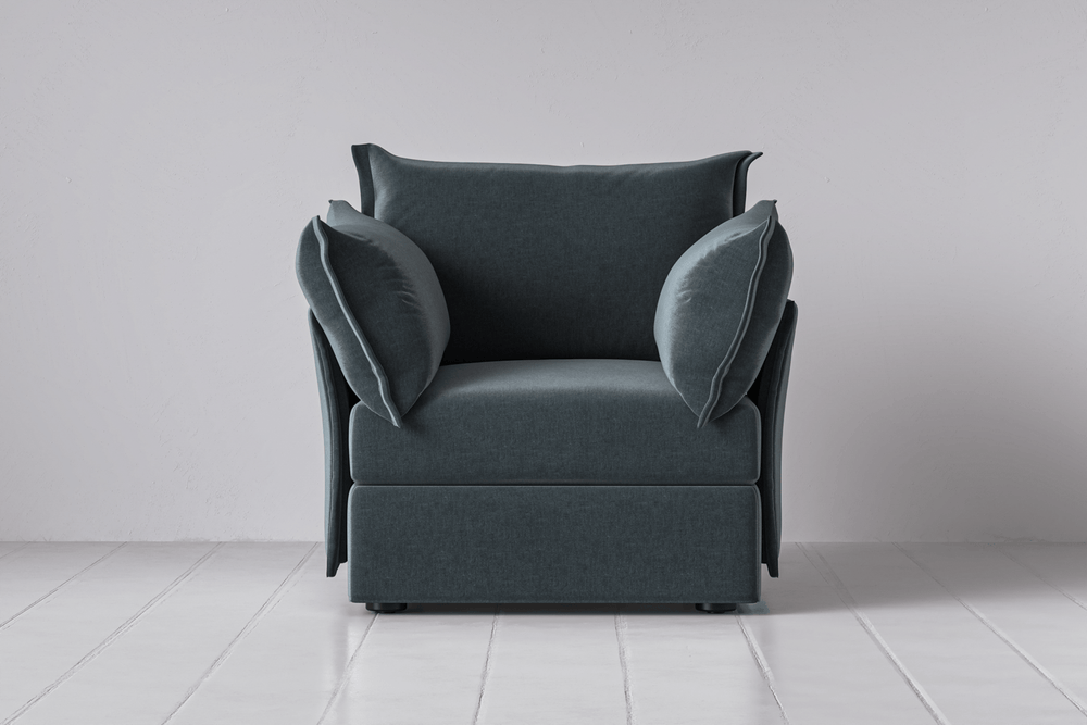 Hydro Image 1 - Model 06 Armchair in Hydro Front View