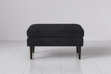 Ink Image 1 - Model 01 Ottoman in Ink Front View