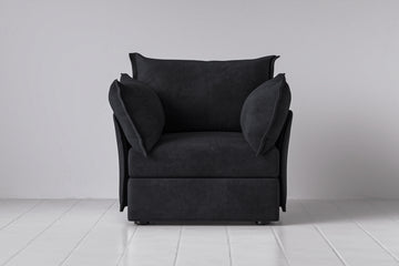Ink Image 1 - Model 06 Armchair in Ink Front View