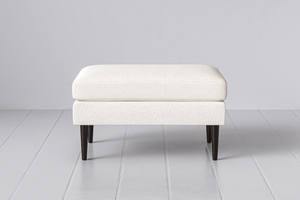 Ivory Image 1 - Model 01 Ottoman in Ivory Front View