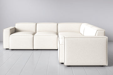 Ivory Image 1 - Model 03 Corner Sofa in Ivory Front View