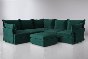 Kingfisher Image 3 - Model 06 Corner Sofa in Kingfisher Side Ottoman View.png
