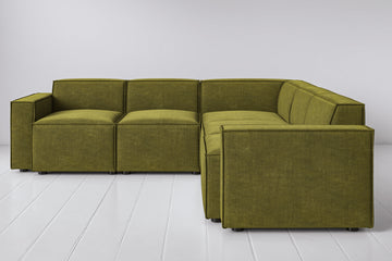 Moss Image 1 - Model 03 Corner Sofa in Moss Front View