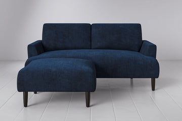 Navy Image 1 - Model 05 2 Seater Left Chaise in Navy Front View.png