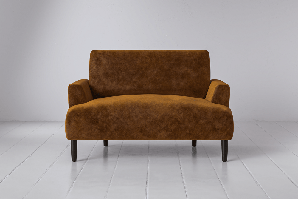 Ochre Image 1 - Model 05 Love Seat in Ochre Front View.png
