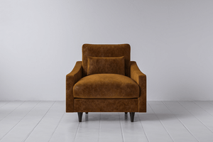 Ochre Image 1 - Model 07 Armchair in Ochre Front View.png