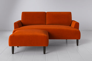 Paprika Image 1 - Model 05 2 Seater Left Chaise in Paprika Front View.png