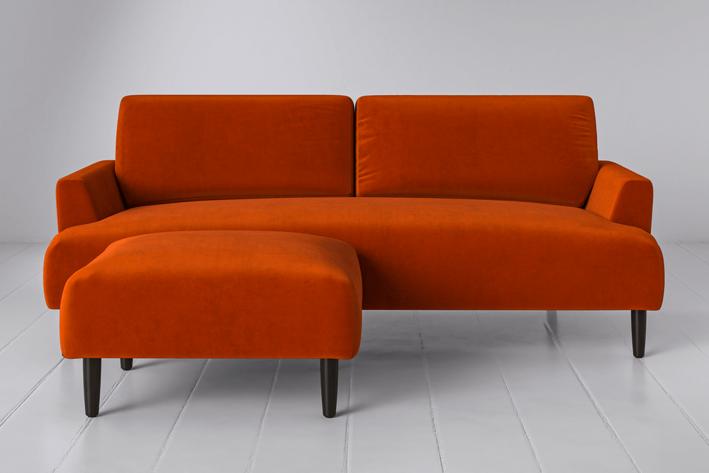 Paprika Image 1 - Model 05 3 Seater Left Chaise in Paprika Front View.png