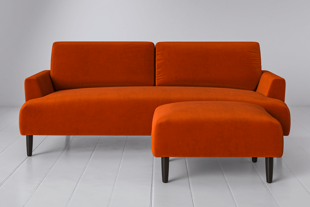 Paprika Image 1 - Model 05 3 Seater Right Chaise in Paprika Front View.png