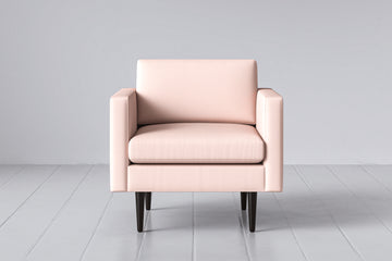Rose Image 1 - Model 01 Armchair in Rose Front View