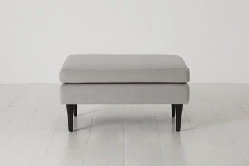 Light grey Image 1 - Model 01 Ottoman - Front View