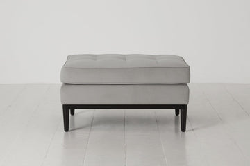 Light grey Image 1 - Model 02 Ottoman - Front View