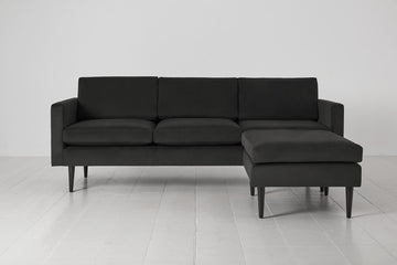 Charcoal Image 1 - Model 01 3 Seater Right Corner - Front View