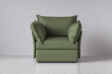 Sage Image 1 - Model 06 Armchair in Sage Front View