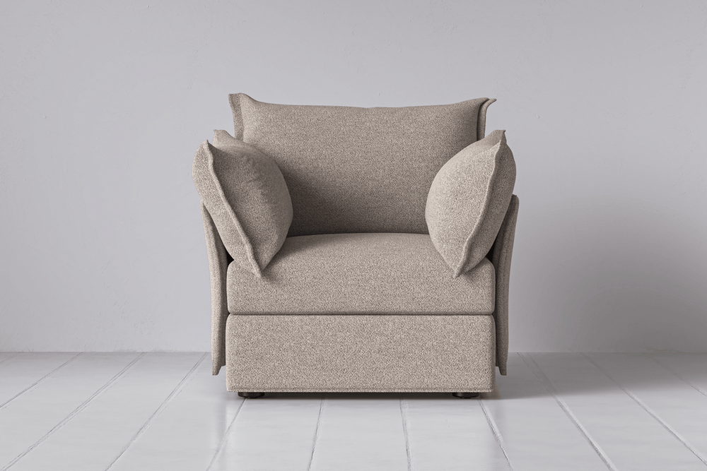 Sand Image 1 - Model 06 Armchair in Sand Front View