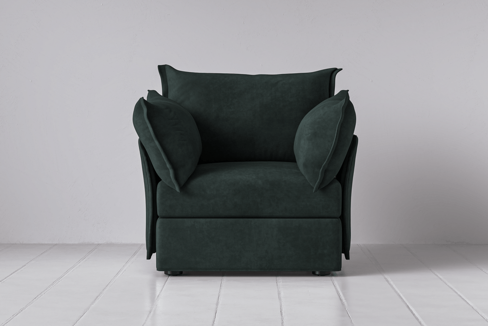 Sapphire Image 1 - Model 06 Armchair in Sapphire Front View
