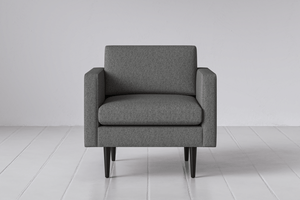 Slate Image 1 - Model 01 Armchair in Slate Front View