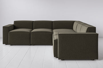 Spruce Image 1 - Model 03 Corner Sofa in Spruce Front View