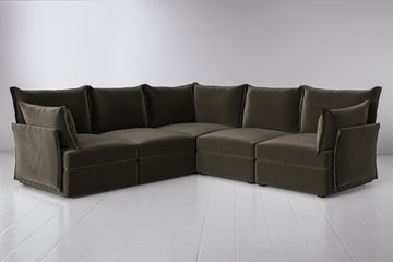 Spruce Image 2 - Model 06 Corner Sofa in Spruce Side Angle View.png