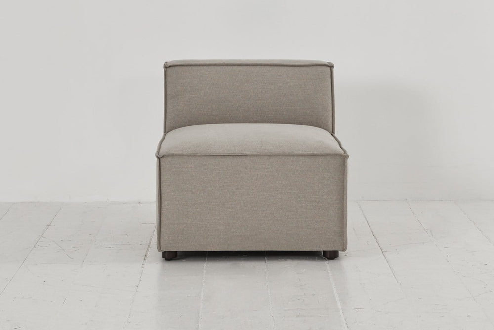 Pumice image 1 - Model 03 Single Seat in Pumice Linen Front View