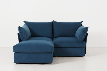 Teal Image 1 - Model 06 2 Seater Left Corner Sofa in Teal Front View