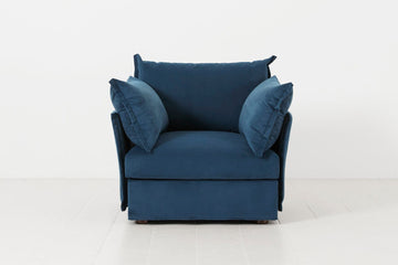 Teal Image 1 - Model 06 Armchair in Teal Front View