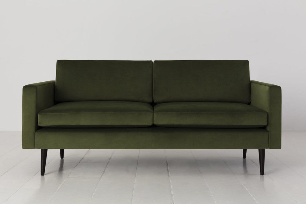green sofa 2 seater