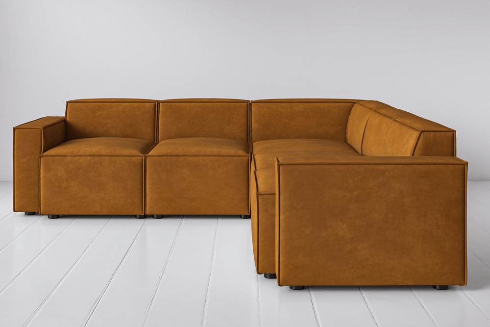 Tan Image 1 - Model 03 Corner Sofa in Tan Front View